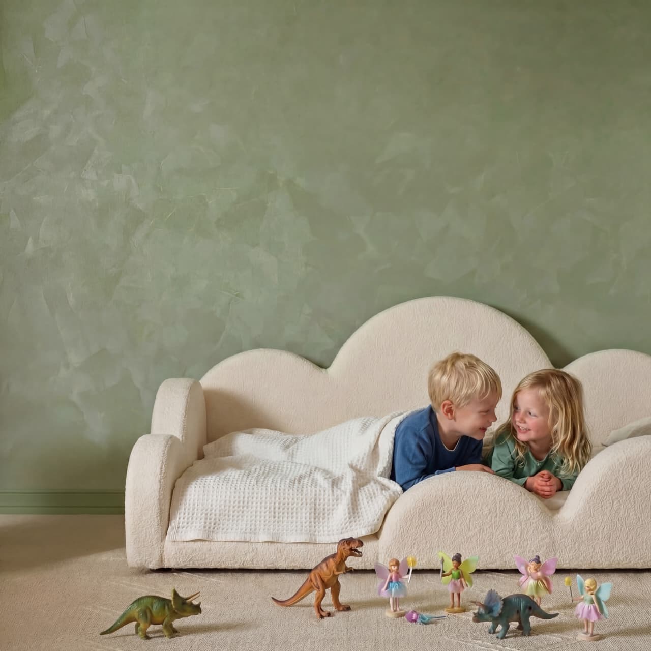 Cama Montessoriana Nuvem - Branco | Little Duck