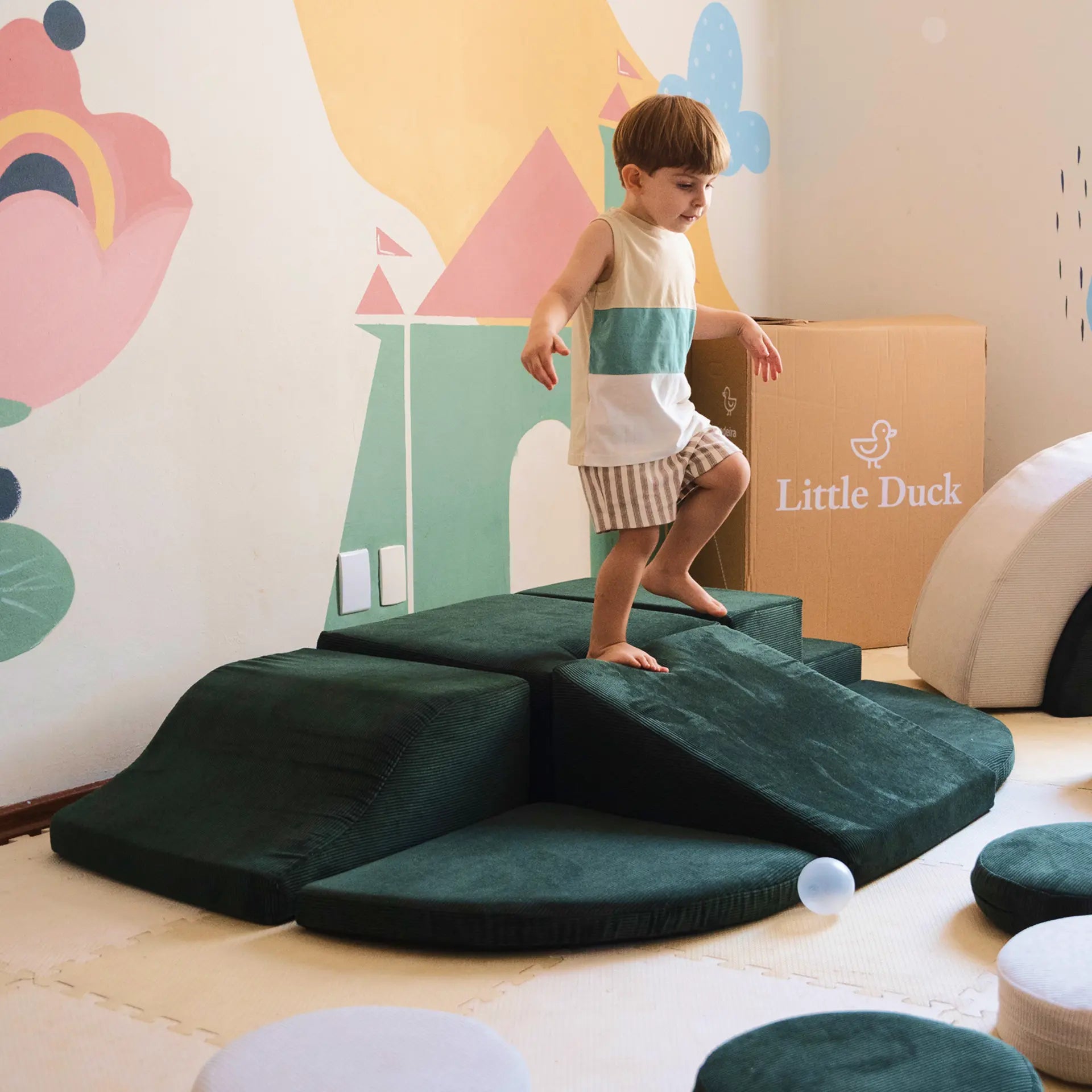 Play Baby 6 Módulos - Rosa | Little Duck