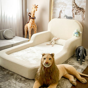 Cama Montessoriana Solteiro - Linho | Little Duck